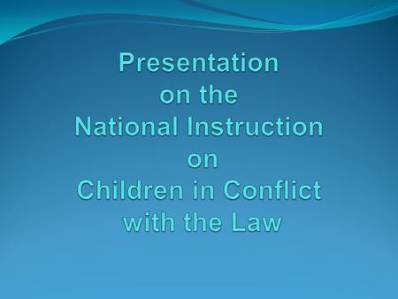 Section 97(5) of the Act The National Commissioner must, after consultation with DG’s of Social Development, Justice, Education and Correctional Services,