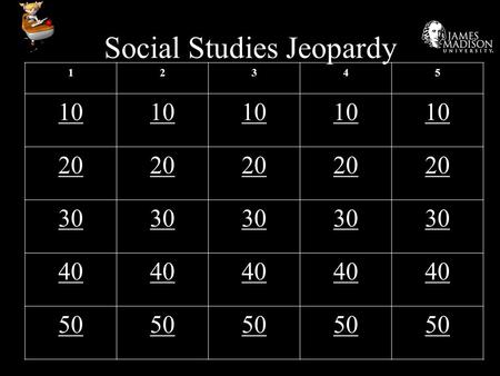 Social Studies Jeopardy