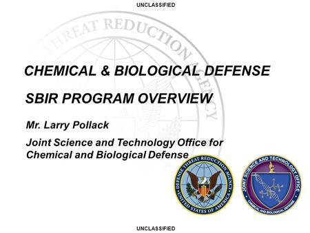 CHEMICAL & BIOLOGICAL DEFENSE