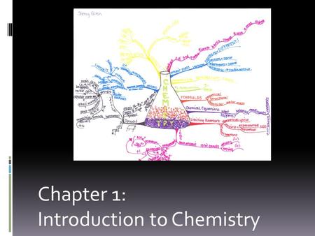 Chapter 1: Introduction to Chemistry