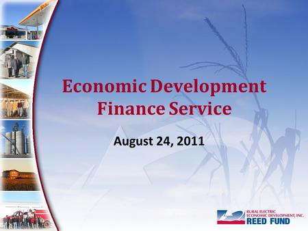 Economic Development Finance Service August 24, 2011.