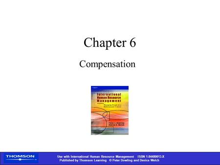 Chapter 6 Compensation.