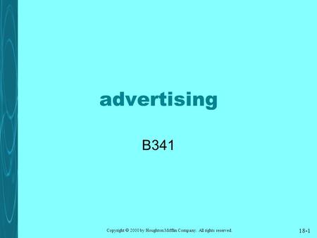 Advertising B341.