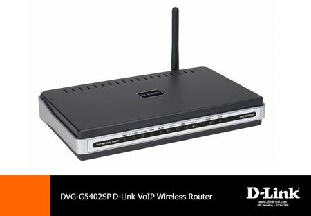 DVG-G5402SP D-Link VoIP Wireless Router