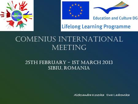 COMENIUS INTERNATIONAL MEETING