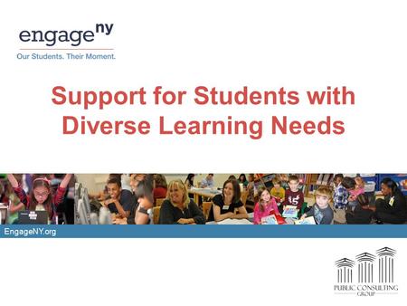 Support for Students with Diverse Learning Needs