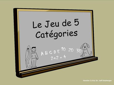 Le Jeu de 5 Catégories NEXT 15 20 25 510 Days & Months Greeting Geo Weather Time 5 5 5 5 10 15 20 25 20 Team One Team Two Team Three Team.