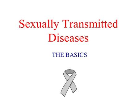 Sexually Transmitted Diseases