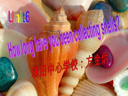 璜田中心学校：方金炳 Did you sleep well last night? What time did you go to bed ? What time did you get up this morning? How long did you sleep last night? I.