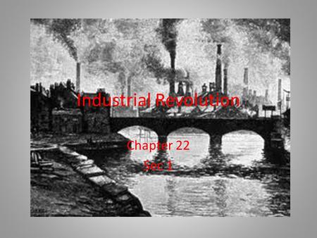 Industrial Revolution