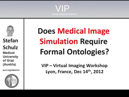 Does Medical Image Simulation Require Formal Ontologies?