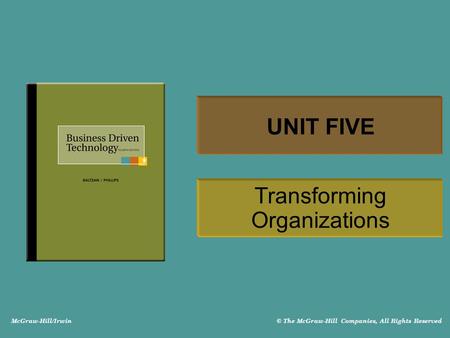 Transforming Organizations