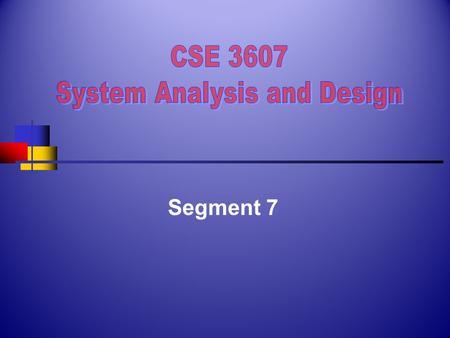 System Analysis and Design