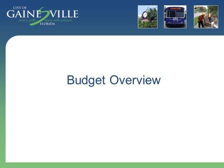 Budget Overview. Predicated on the concept of fund accounting Separates accounting of monies for purpose of performing specific functions in accordance.