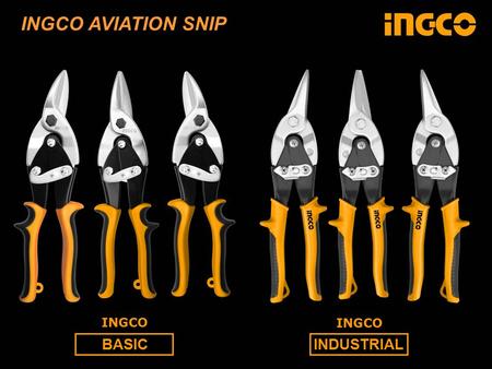 BASICINDUSTRIAL INGCO INGCO AVIATION SNIP. INGCO Basic HRC 46 HRC 36-42 HRC 46-48 HRC 58-62 NORMAL HRC 40 HRC 60 INGCO Industrial HRC 60 STANLEY INGCO.