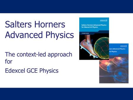 Salters Horners Advanced Physics