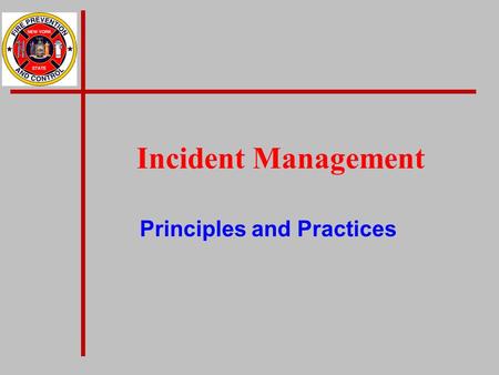 Principles and Practices