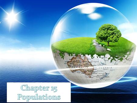 How Populations Grow What is a population?  A population consists of all the individuals of a species that live together in one place at one time. What.