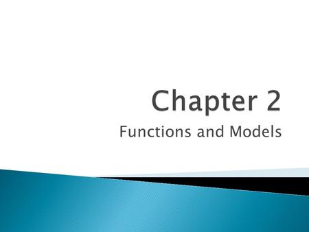 Functions and Models. AAny set of ordered pairs or any equation that produces sets of ordered pairs is a relation TThe independent variable is given.