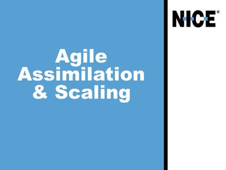 Agile Assimilation & Scaling. 2  About me…  How did we start?  Bottom-up  Task Force  Learning  Pilots  First stage analysis + recommendations.