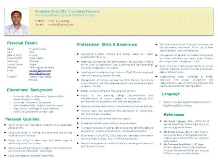 ► Technical evaluation of IT project proposals and bid documents; evaluation, follow up of their implementation and commissioning. ► Management of general.