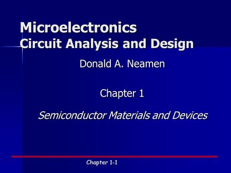 Microelectronics Circuit Analysis and Design