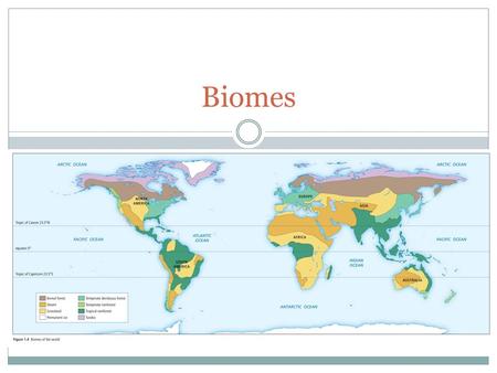 Biomes.