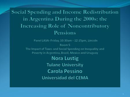 1. Background Crisis 2001-2002 in Argentina: default and devaluation Real GDP fell 5% in 2001 and almost 12% in 2002.