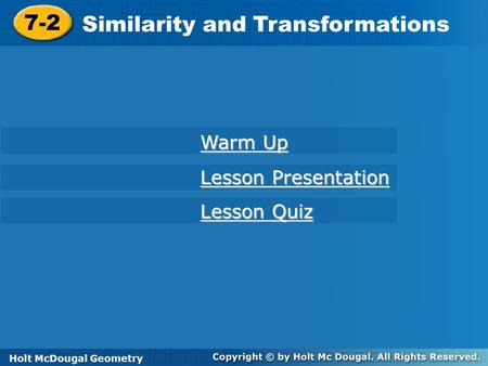 Similarity and Transformations