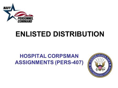 ENLISTED DISTRIBUTION