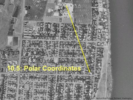 10.5: Polar Coordinates Greg Kelly, Hanford High School, Richland, Washington.