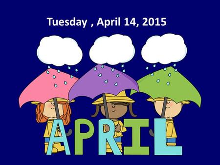 Tuesday, April 14, 2015. Cookie Monsters will be on sale Wednesday in Mr. Reed’s room, room 707. The Cookie Monsters are just $1 so be sure to stop by.