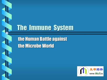 The Immune System the Human Battle against the Microbe World.