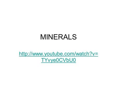 MINERALS  TYvye0CVbU0.