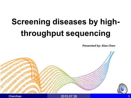 Screening diseases by high-throughput sequencing