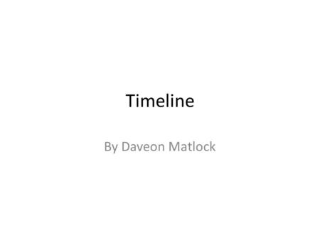 Timeline By Daveon Matlock. Closing of the open range When more ranchers started to move to Texas the grazing land started to shrink. When the barbed.