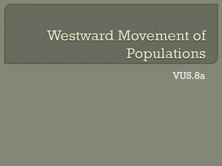 VUS.8a.  As the Civil War ended it became an initiative to link the nation east to west. (California Gold)  The federal government gave land grants.