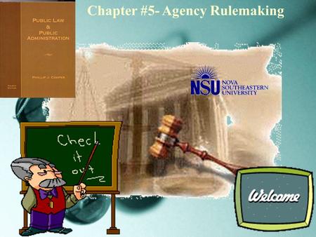 Chapter #5- Agency Rulemaking Constitutional Foundations of Business Regulation w Supremacy Clause: When a federal and state law conflict, the Supremacy.