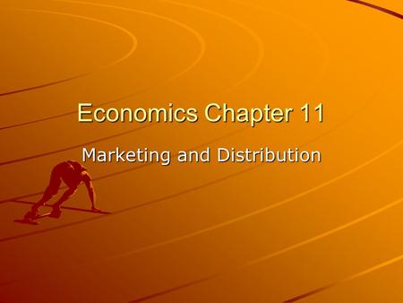 Marketing and Distribution