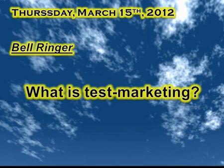 Objectives I will be able to tell what the importance of product identification is. I will be able to explain how to decide where to sell products. I.