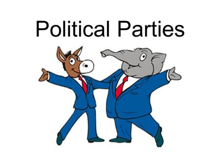 Political Parties. Republican vs. Democrat What does it mean to be a Republican? What does it mean to be a Democrat?