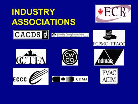 INDUSTRY ASSOCIATIONS. Efficient Foodservice Response September 24, 1998 Presented by: Co-Chairs, Canadian EFR Steering Committee Peter McLaughlin, President,