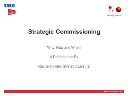 Strategic Commissioning