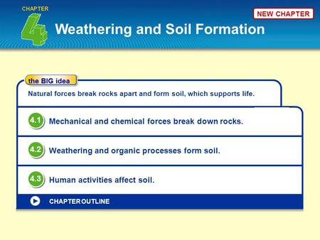 Weathering and Soil Formation