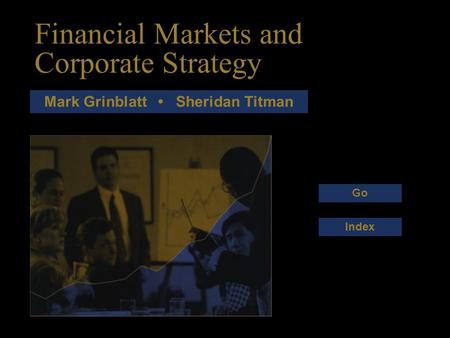 Financial Markets and Corporate Strategy