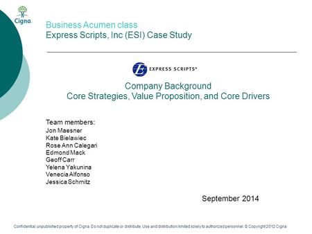 Reimbursent Management Assessment