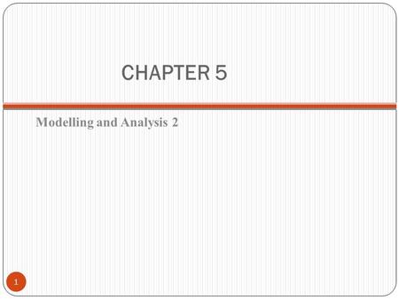 CHAPTER 5 Modelling and Analysis 2 1. Optimization via Mathematical Programming 2 Linear programming (LP) Used extensively in DSS Mathematical Programming.