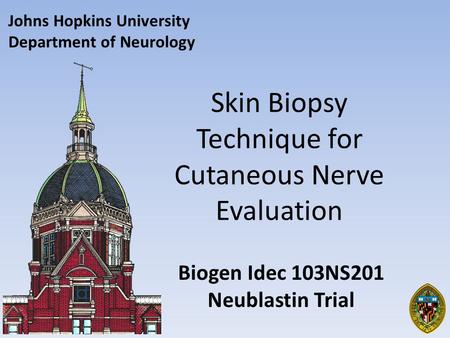 Skin Biopsy Technique for Cutaneous Nerve Evaluation