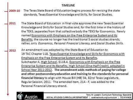 An amendment was adopted by the State Board of Education to 19 TAC Chapter 118, Texas Essential Knowledge and Skills for Economics with Emphasis on the.