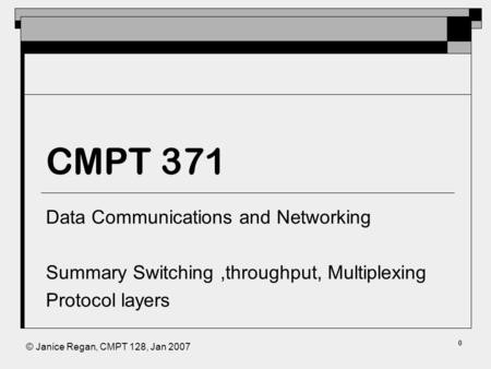 What is a Protocol A set of definitions and rules defining the method by which data is transferred between two or more entities or systems. The key elements.